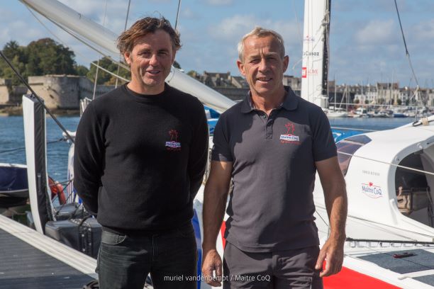 maitre coq, yannick bestaven et roland jourdain : jacques vabre en tête