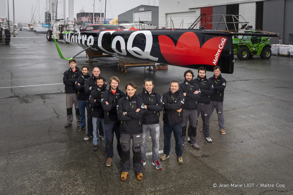 Equipage autour de Yannick BESTAVEN